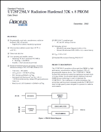 Click here to download UT28F256LVC-65PCX Datasheet