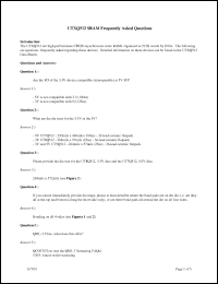 Click here to download UT8Q512 Datasheet