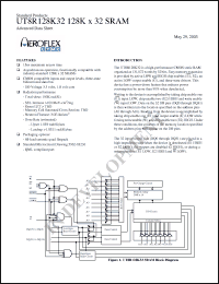 Click here to download UT8R128K32-15WPC Datasheet