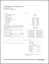 Click here to download UT54ACS157 Datasheet