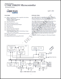 Click here to download UT80C196KDS-WWC Datasheet