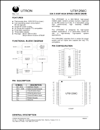 Click here to download UT61256CLS-12 Datasheet