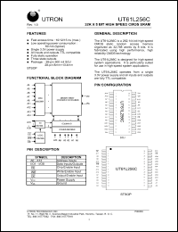 Click here to download UT61L256CJC-15 Datasheet