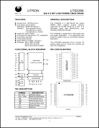 Click here to download UT62256SC-70L Datasheet
