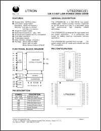 Click here to download UT62256CLS-70LE Datasheet