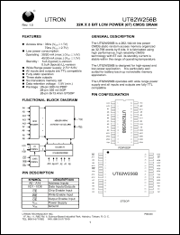Click here to download UT62W256BSC-70LL Datasheet