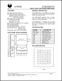 Click here to download UT62V25716BS-100LL Datasheet