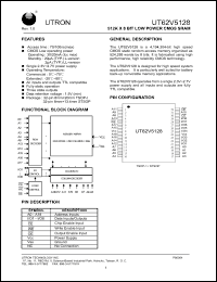 Click here to download UT62V5128LC-100LE Datasheet