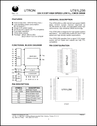 Click here to download UT61L256JC-10 Datasheet