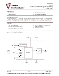 Click here to download VT73227-D Datasheet