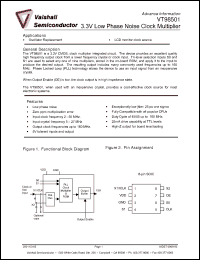 Click here to download VT98501S1 Datasheet