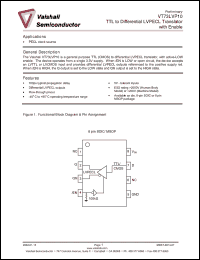 Click here to download VT73LVP10 Datasheet