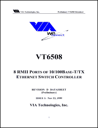 Click here to download VT6508 Datasheet
