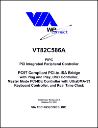 Click here to download VT82C586 Datasheet