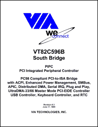 Click here to download VT82C596B Datasheet