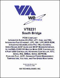 Click here to download VT8231 Datasheet