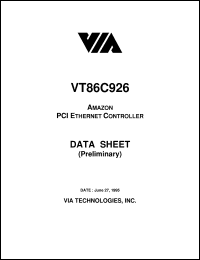 Click here to download VT86C926 Datasheet