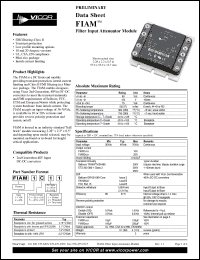 Click here to download FIAM1T231 Datasheet