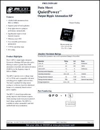 Click here to download QPO-1 Datasheet