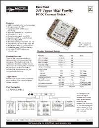 Click here to download V24B15C150BF3 Datasheet