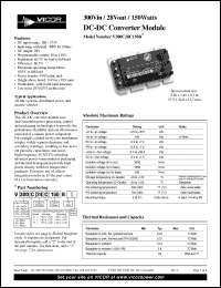 Click here to download V300B28T150B Datasheet