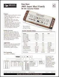 Click here to download V300A24M500BN2 Datasheet