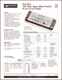 Click here to download V28A24T200BS3 Datasheet