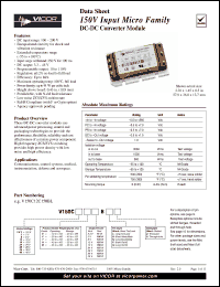 Click here to download V150C12H150BF2 Datasheet
