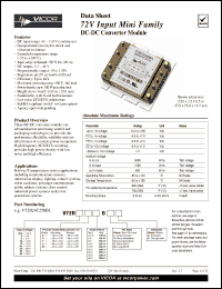 Click here to download V72B24H250BF3 Datasheet