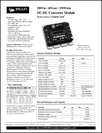 Click here to download V300C48T250B Datasheet