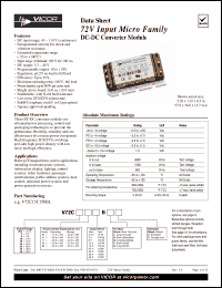Click here to download V72C12C150BL3 Datasheet