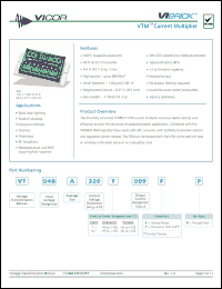 Click here to download VT048A320M009FP Datasheet