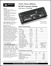 Click here to download V375A54M600B Datasheet