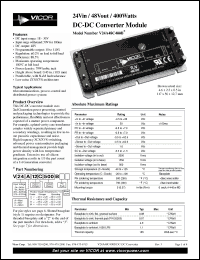 Click here to download V24B48T400B Datasheet