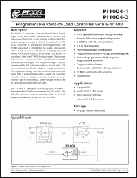 Click here to download PI1004-1-QAHG Datasheet