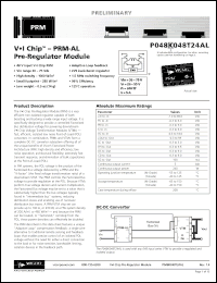 Click here to download V048K240T012 Datasheet