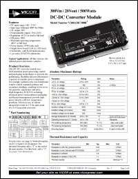 Click here to download V300A28H500B Datasheet