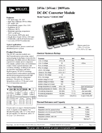 Click here to download V24A24M200B Datasheet