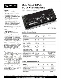 Click here to download V24A3V3T264B Datasheet