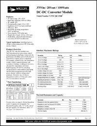 Click here to download V375B28H150B Datasheet