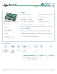 Click here to download VT048A160M015TP Datasheet
