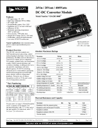 Click here to download V24A28H400B Datasheet
