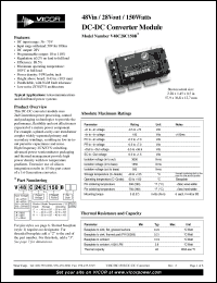 Click here to download V48C28M150B Datasheet