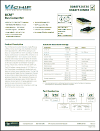 Click here to download B048F120M30 Datasheet