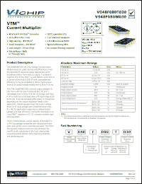 Click here to download V048F080M030 Datasheet
