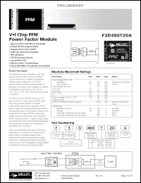Click here to download F3D480M20A Datasheet