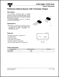 Click here to download TCRT1010 Datasheet