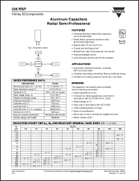 Click here to download 036RSP Datasheet