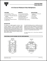 Click here to download DG534AAP/883 Datasheet