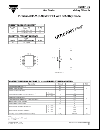 Click here to download Si4831DY Datasheet